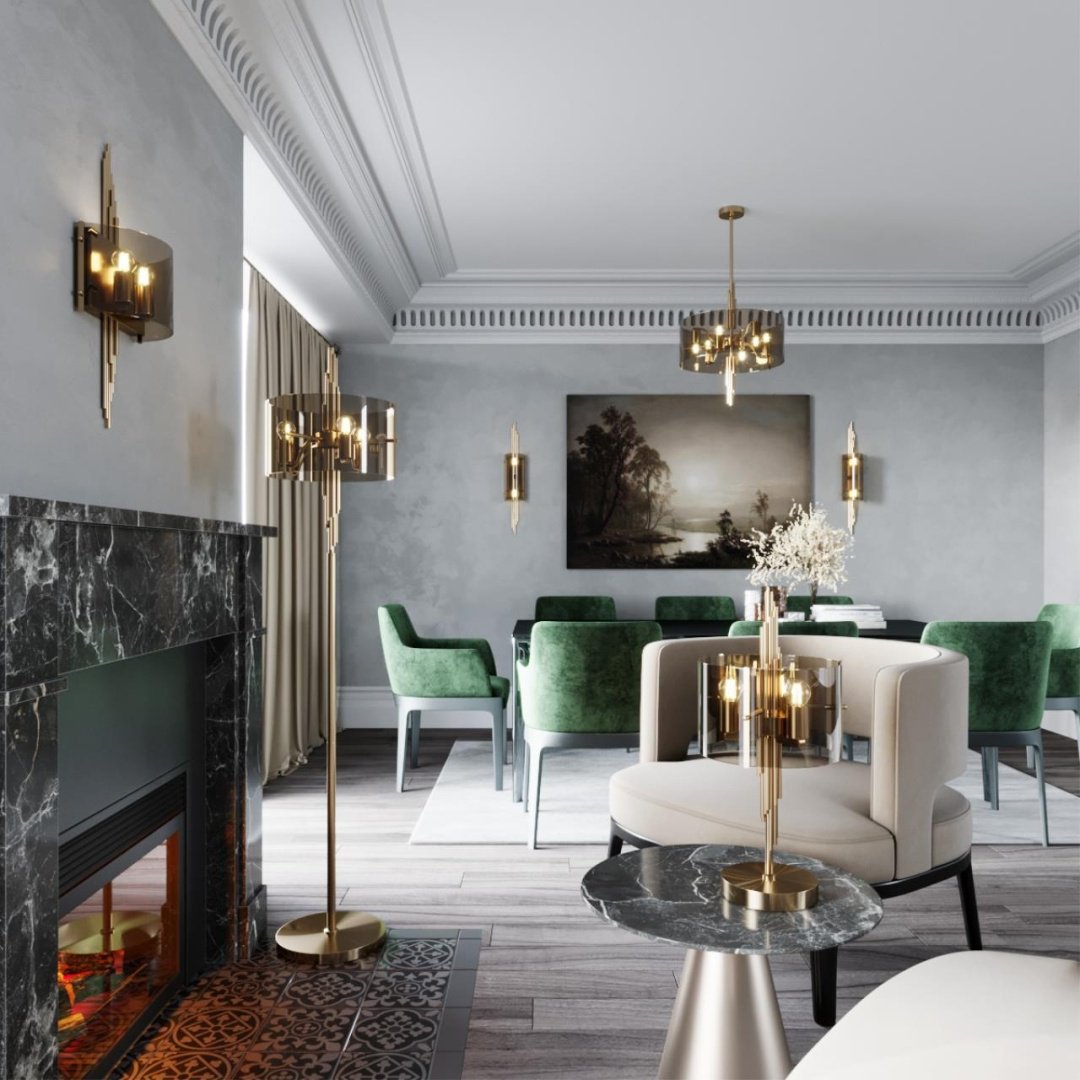 Бра настенный Odeon Light E27, бронза, серый купить,NaN
