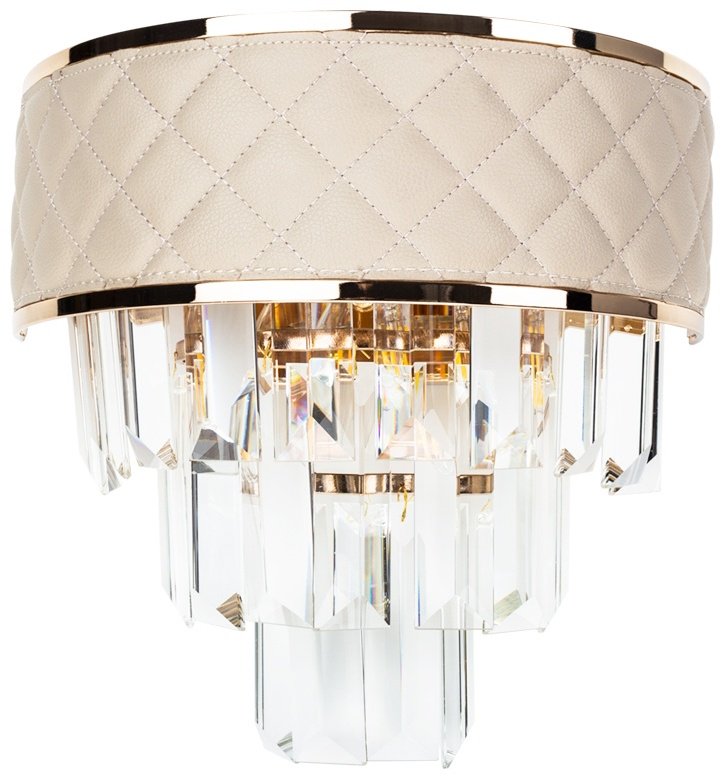 Бра настенный Arte Lamp E14, золотистый, бежевый купить,NaN