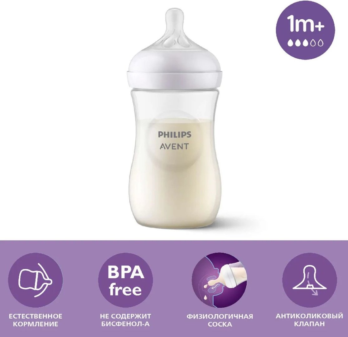 Бутылочка Philips Avent SCY903/01 260 мл прозрачный