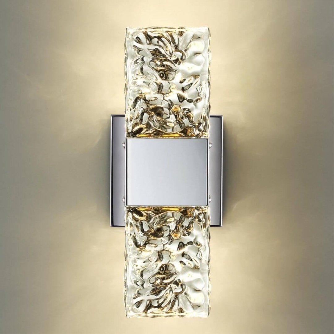Бра настенный Odeon Light LED, серебристый, прозрачный купить,NaN
