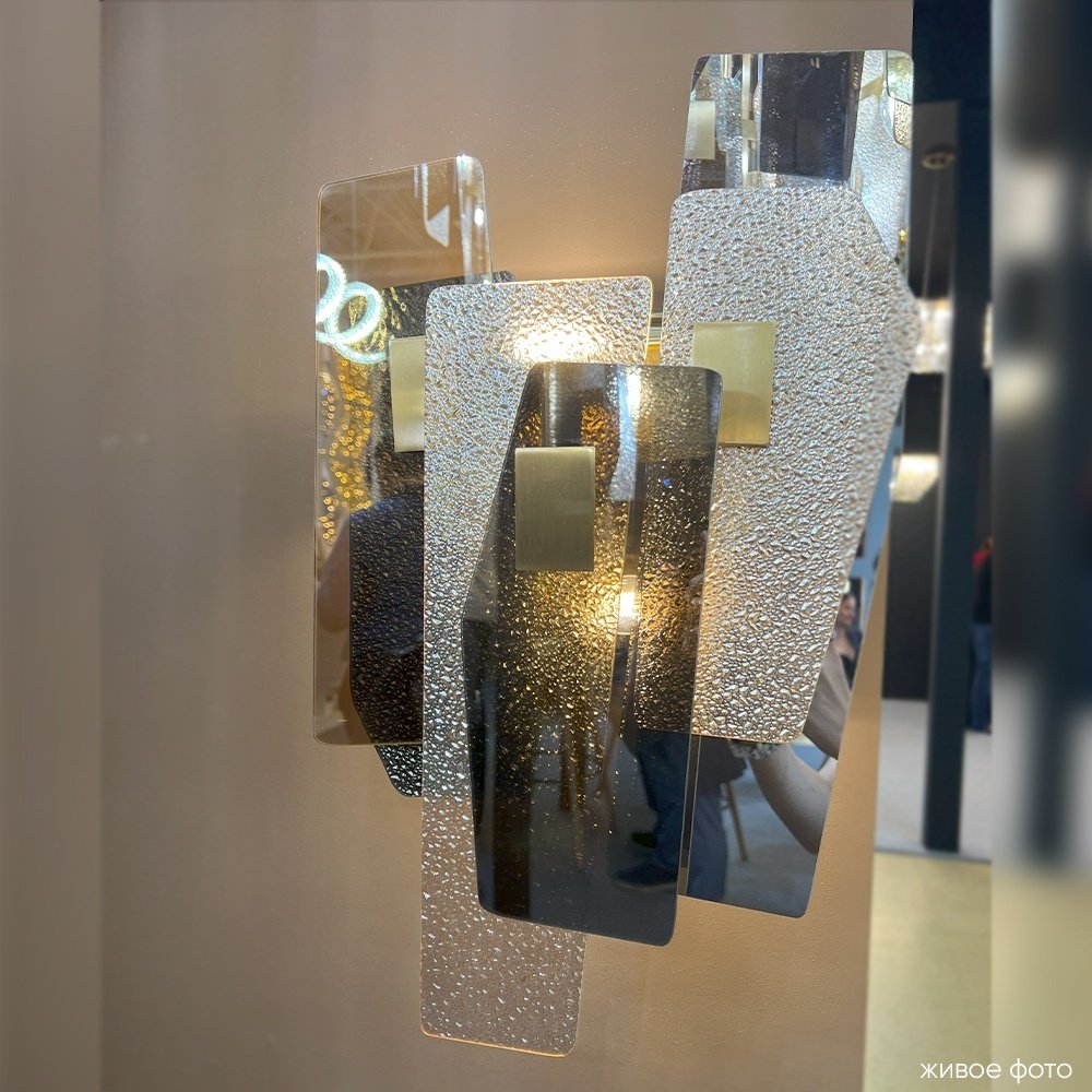 Бра настенный Crystal Lux Е14, золотистый купить,NaN