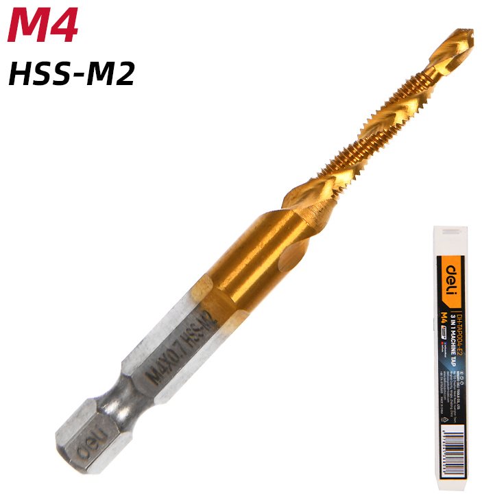 Сверло DELI винтовое DH-TAP004-E2 4 мм, 1 шт.