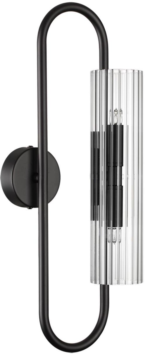 Бра настенный Lumion G9, черный, прозрачный купить,NaN