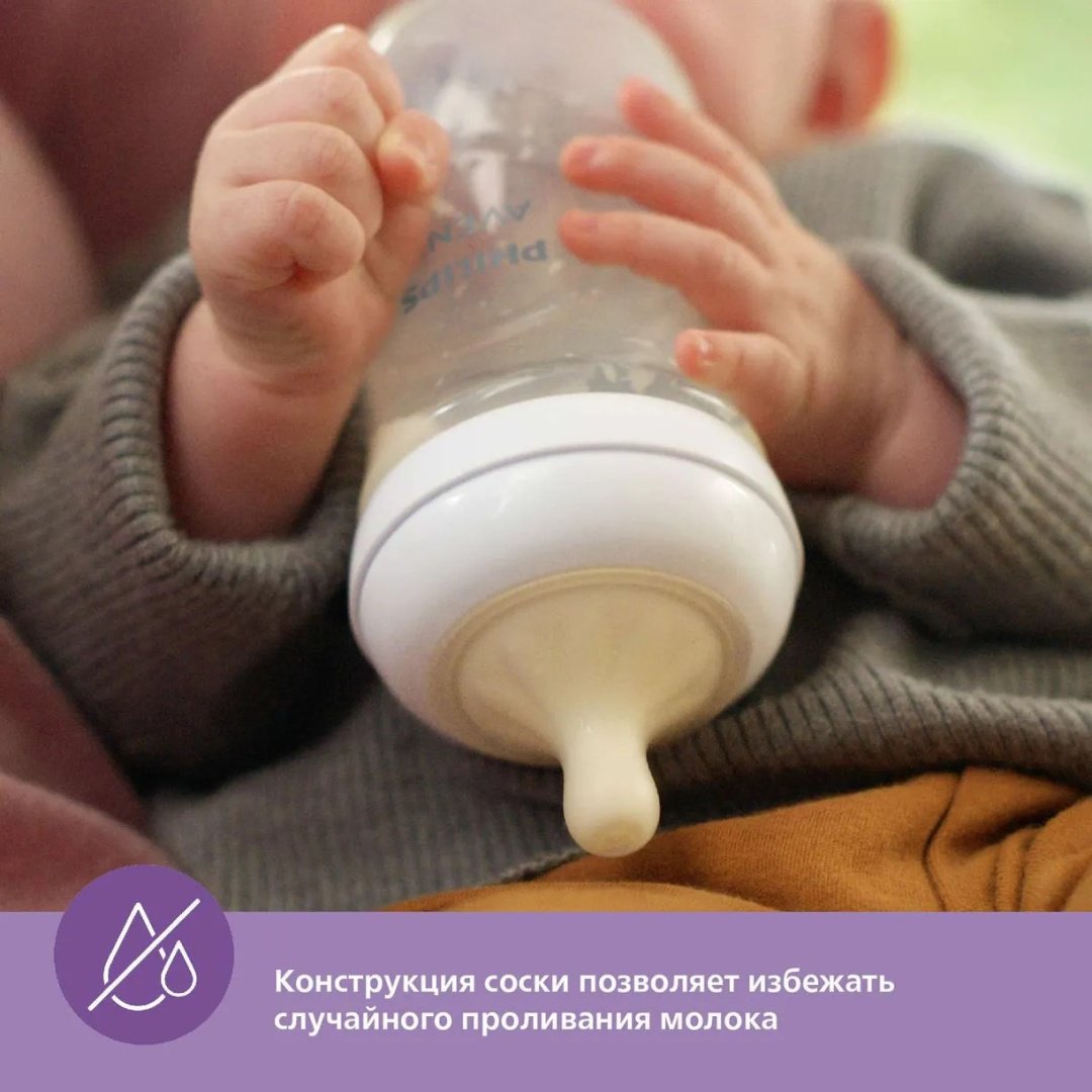 Бутылочка Philips Avent SCY903/01 260 мл прозрачный купить,0