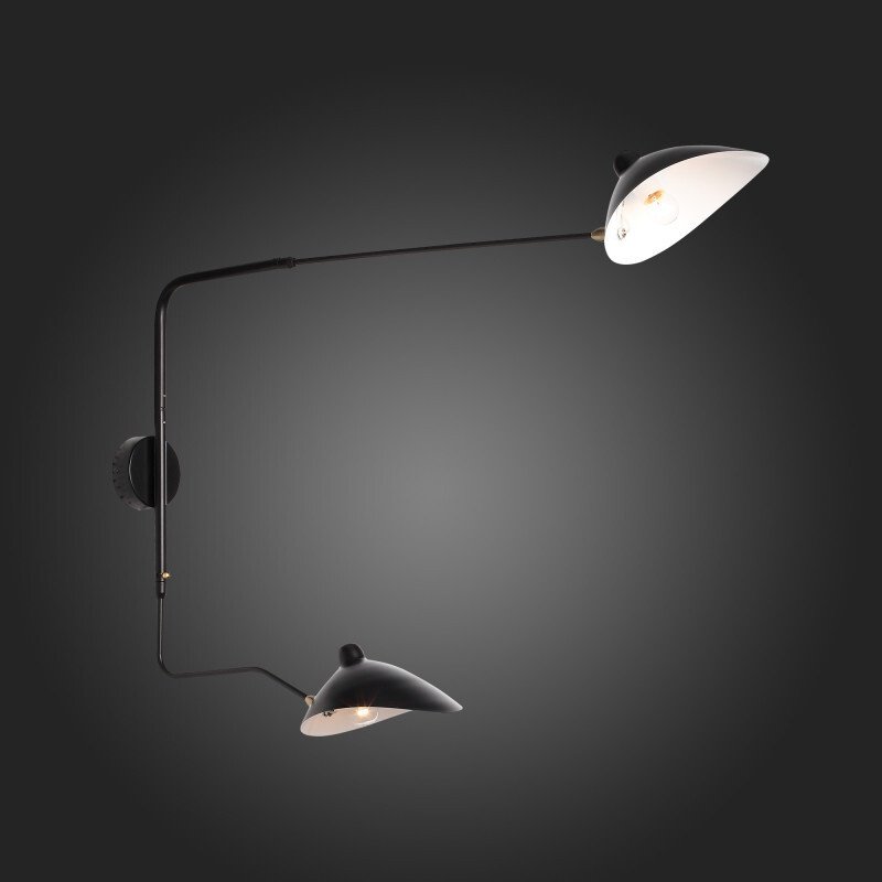 Бра настенный ST Luce E27, черный купить,NaN