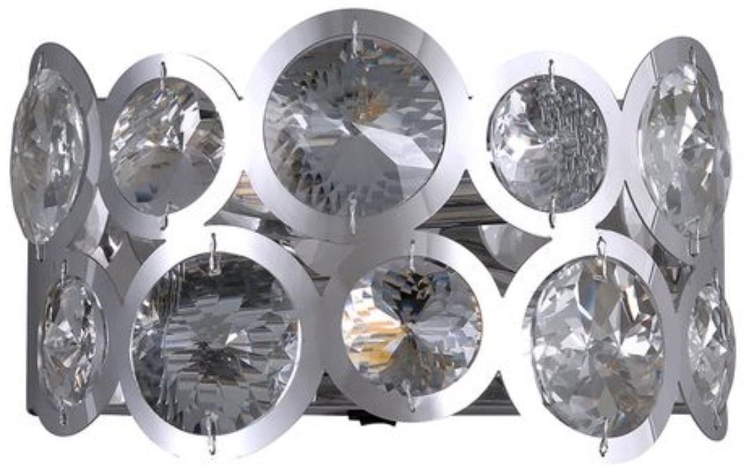 Светильник настенный Arte Lamp E14 40 Вт серебристый, прозрачный купить,NaN