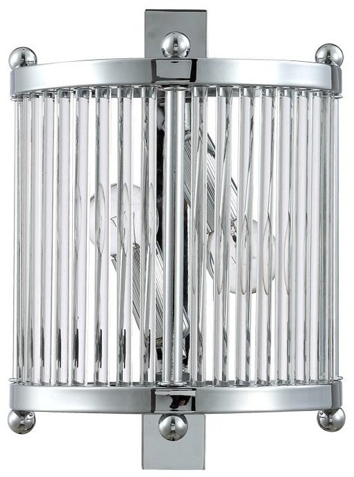 Бра настенный Crystal Lux Е14, серебристый, прозрачный купить,NaN