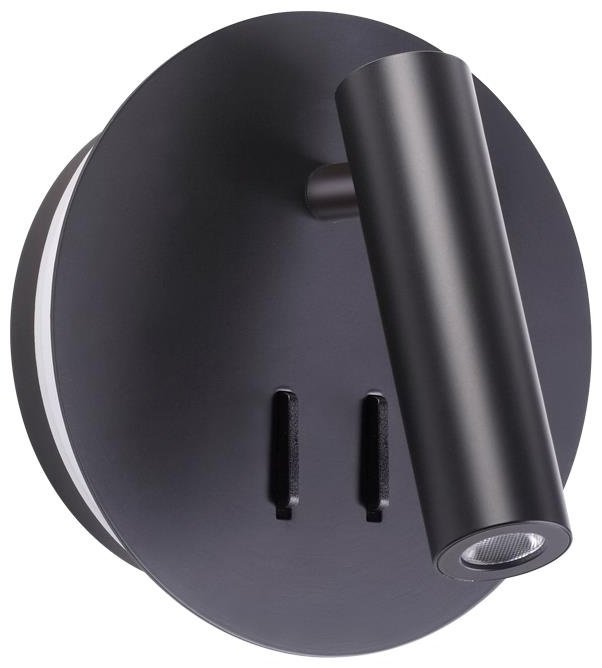 Светильник настенный Odeon Light LED 9 Вт черный купить,NaN