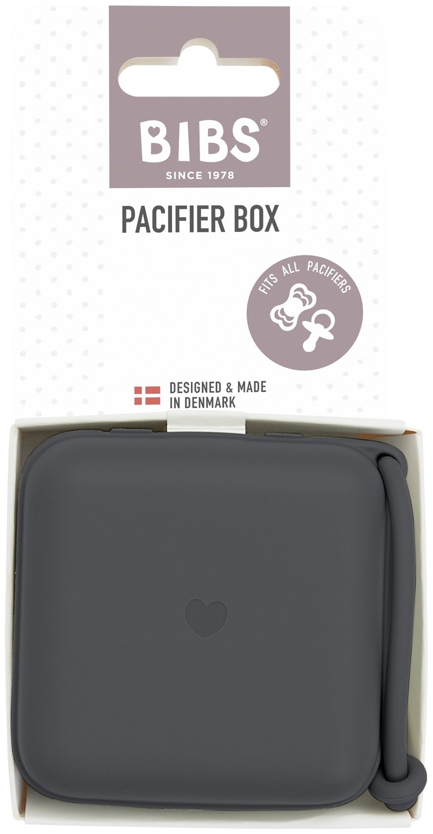 BIBS Футляр для пустышек Pacifier Box Iron - ForteMarket BIBS Футляр для пустышек Pacifier Box Iron купить,0