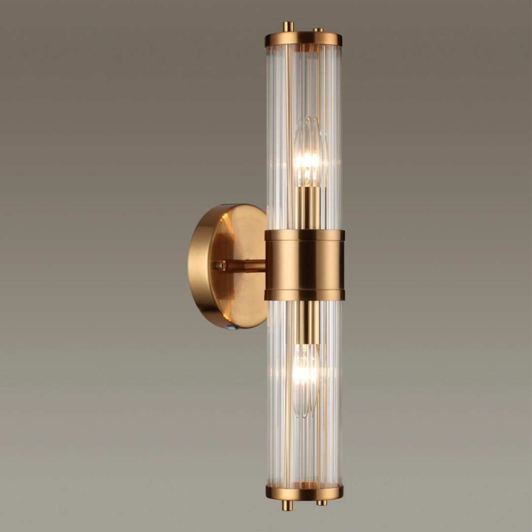 Светильник настенный Odeon Light E14 40 Вт прозрачный купить,NaN