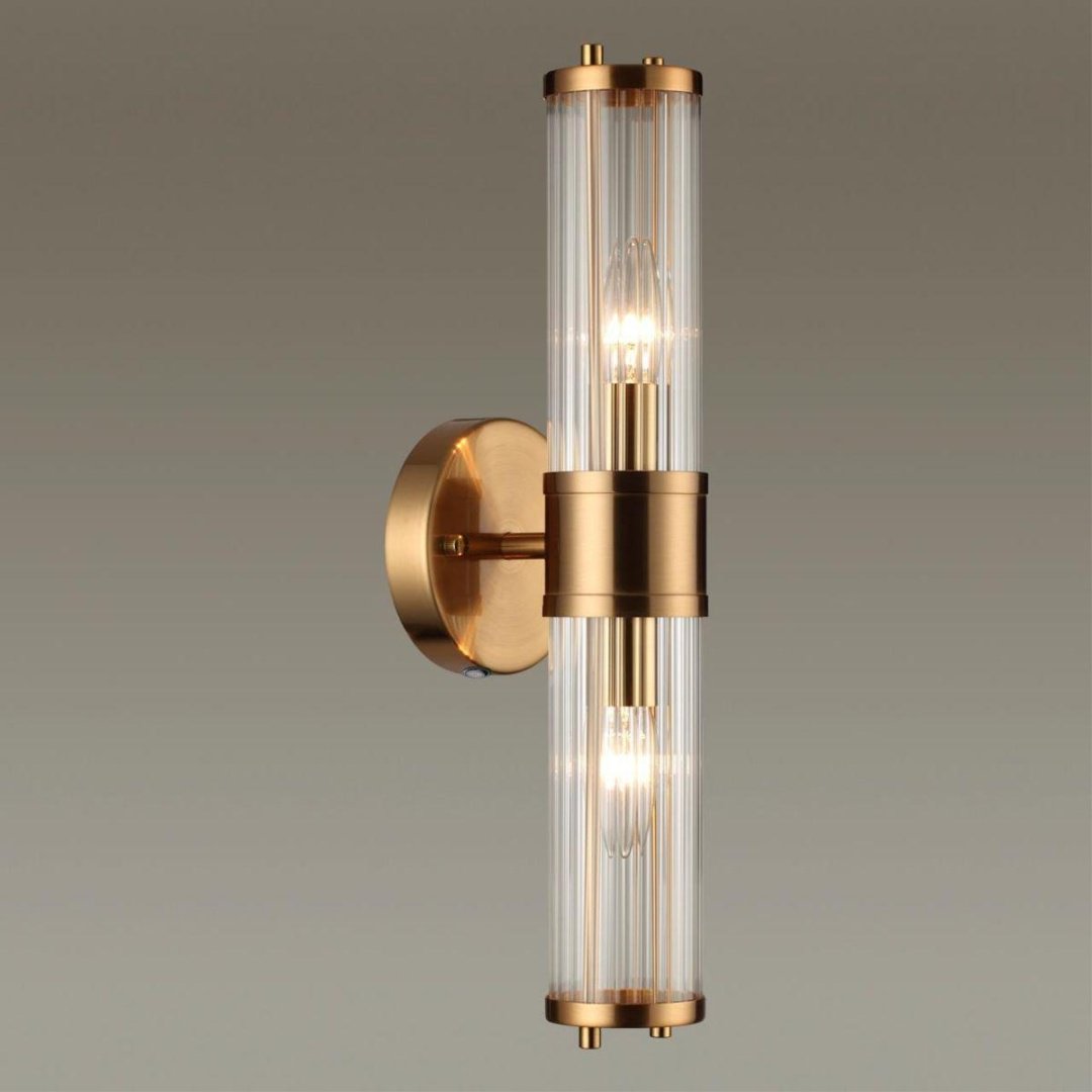 Светильник настенный Odeon Light E14 40 Вт прозрачный купить,NaN