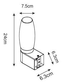 Светильник настенный Arte Lamp E14 40 Вт черный, белый купить,NaN
