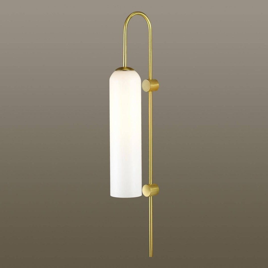 Бра настенный Odeon Light E27, золотистый, прозрачный купить,NaN