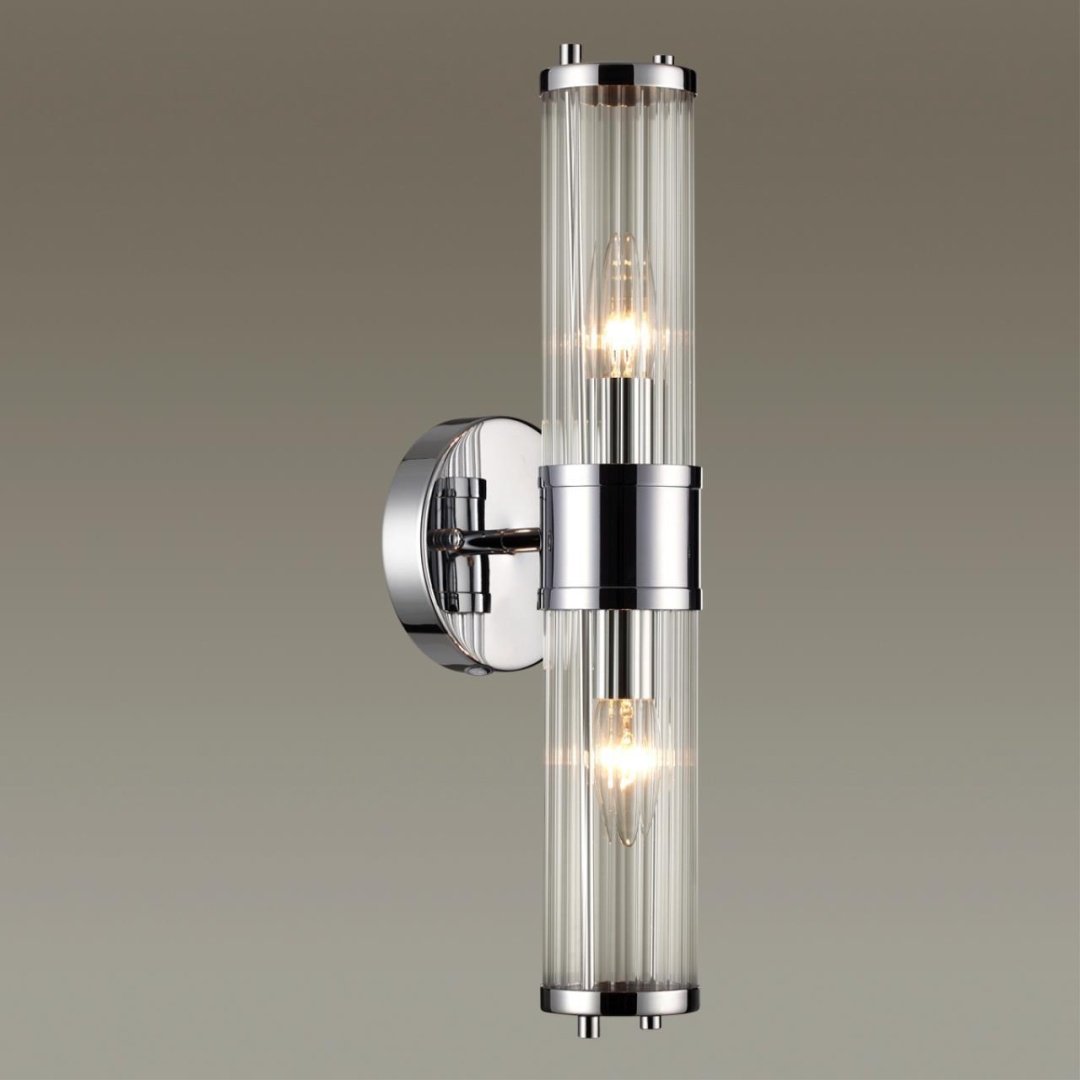 Светильник настенный Odeon Light E14 40 Вт прозрачный купить,NaN