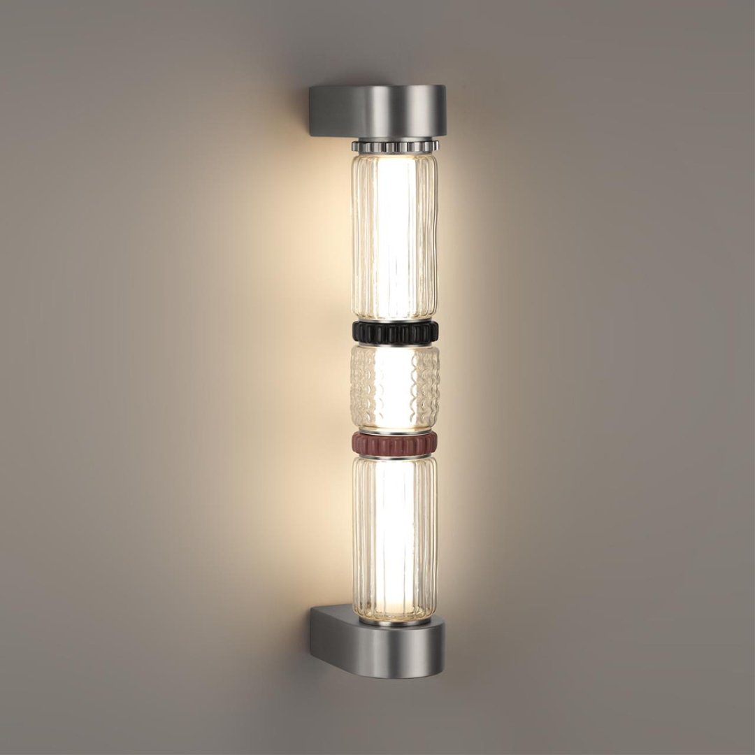 Бра настенный Odeon Light LED, серый, прозрачный купить,NaN