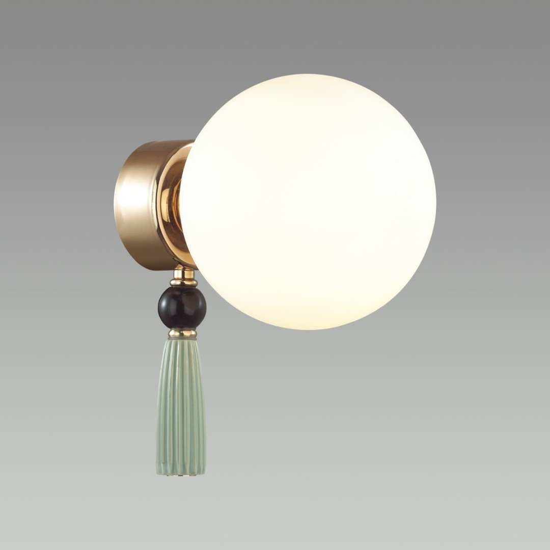 Светильник настенный Odeon Light E14 40 Вт золотистый, белый купить,NaN
