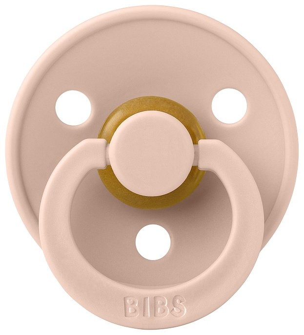 Пустышка латексная BIBS Colour - Blush 6&#43; месяцев, розовый