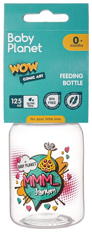 Бутылочка Baby Planet 8610/3 125 мл красный купить,0