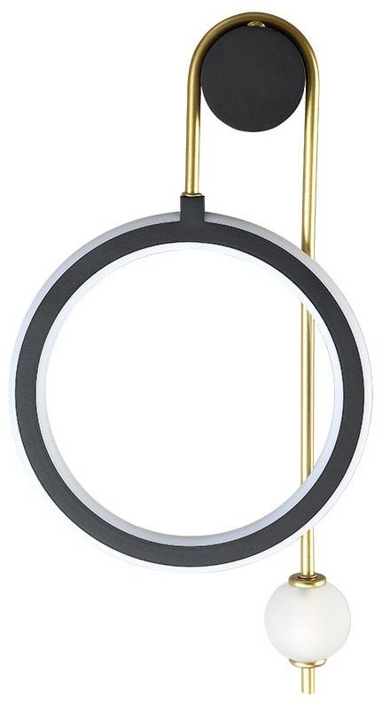 Бра настенный Crystal Lux LED, черный купить,NaN