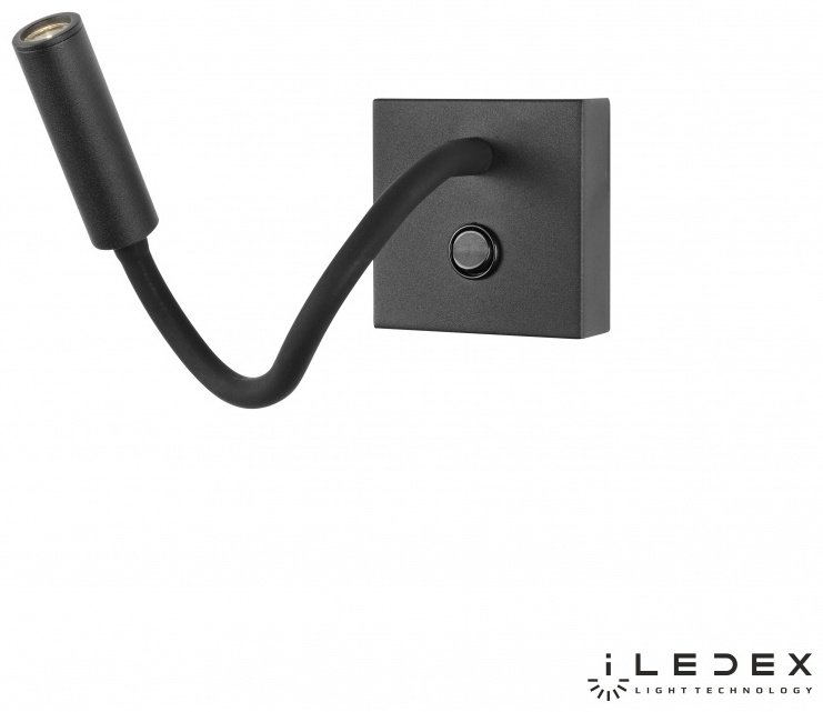 Бра настенный iLedex LED, черный купить,NaN