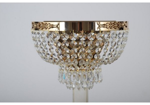 Бра настенный Arti Lampadari Е14, золотистый, прозрачный купить,NaN