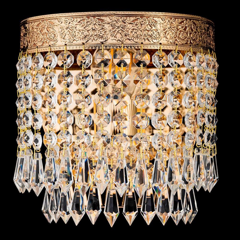 Бра настенный Arti Lampadari E14, золотистый купить,NaN