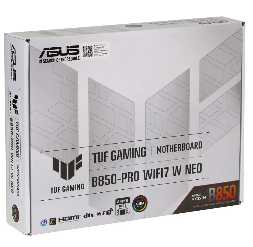 Материнская плата Asus TUF Gaming B850-Pro WiFi7 W Neo AM5 90MB1NW0-M0EAY0 