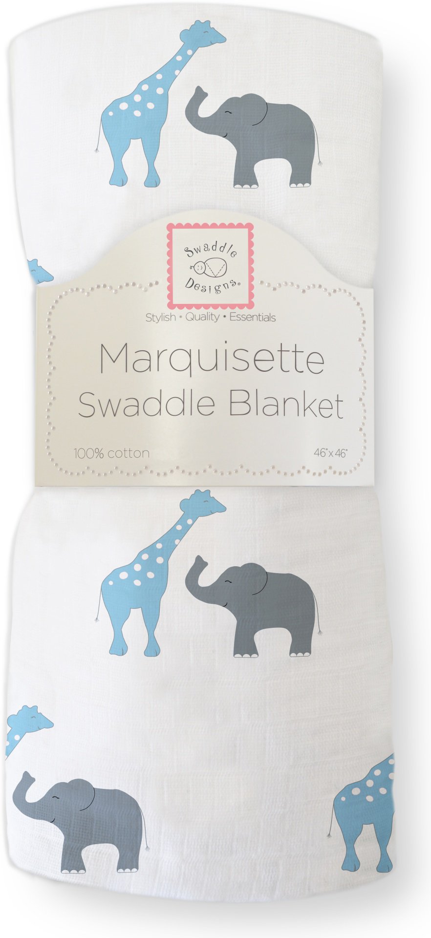 Пеленка текстильная Swaddle Designs Swaddling Blanket SD-456B, 1 шт, 118x118 см