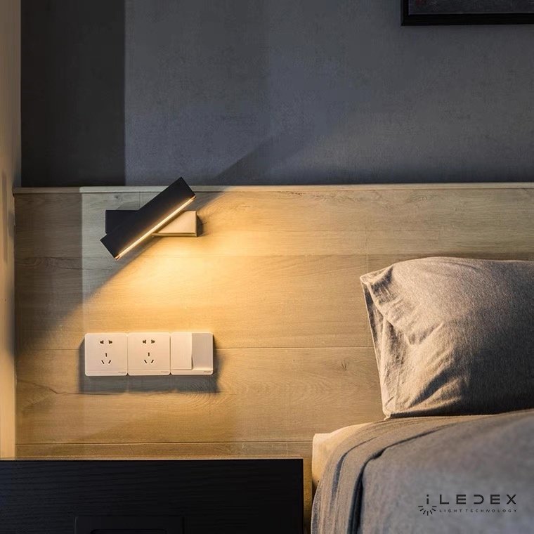 Бра настенный iLedex LED, черный купить,NaN