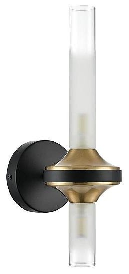 Бра настенный Lumion G9, черный, прозрачный купить,NaN