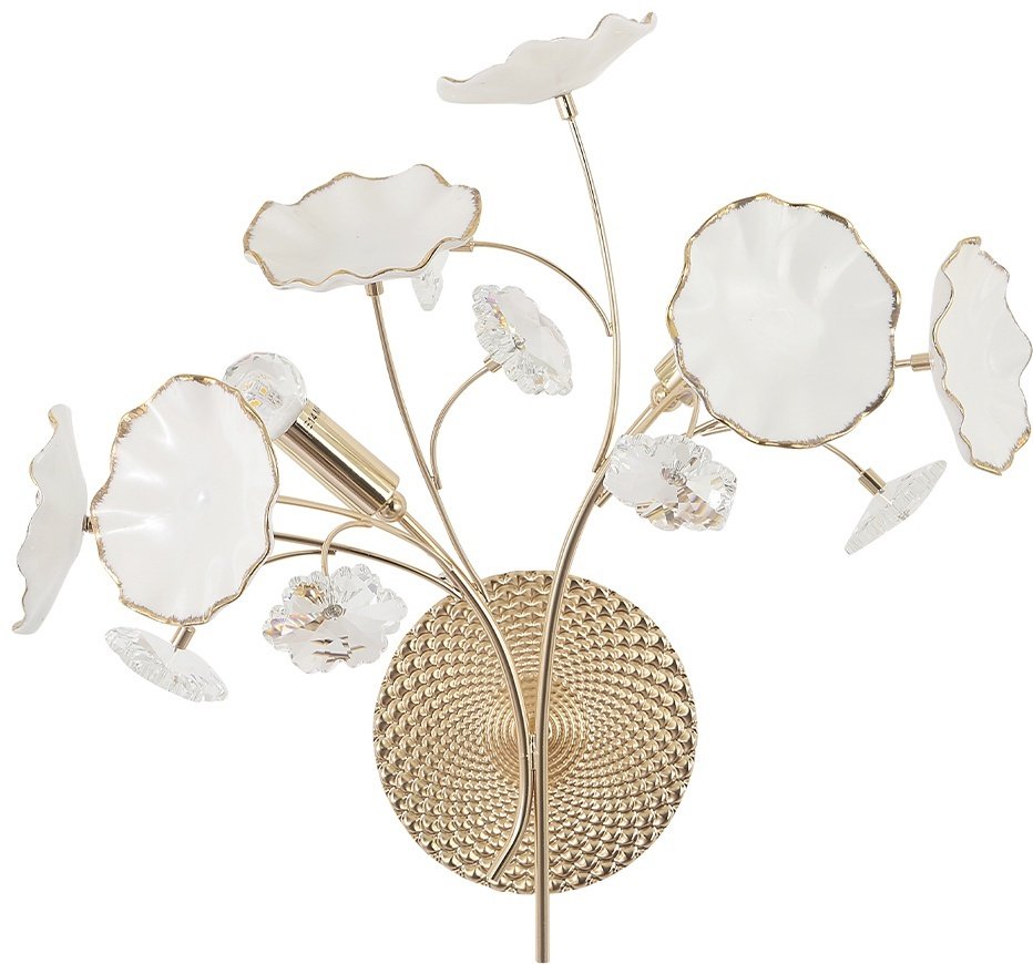 Бра настенный Crystal Lux Е14, золотистый купить,NaN