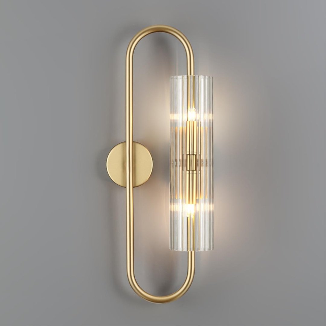 Бра настенный Lumion G9, золотистый, прозрачный купить,NaN