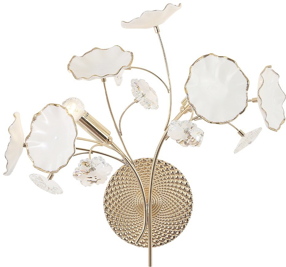 Бра настенный Crystal Lux Е14, золотистый купить,NaN
