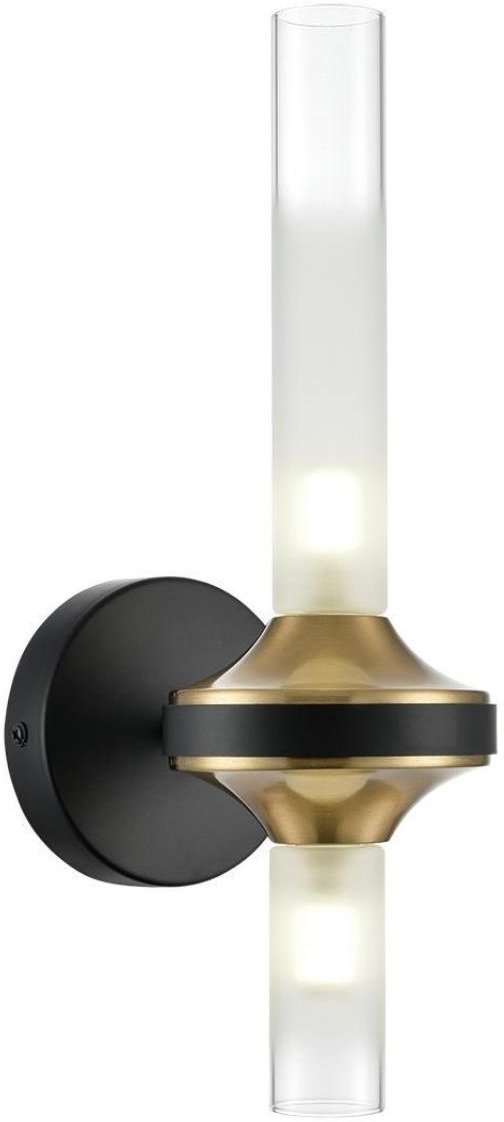 Бра настенный Lumion G9, черный, прозрачный купить,NaN