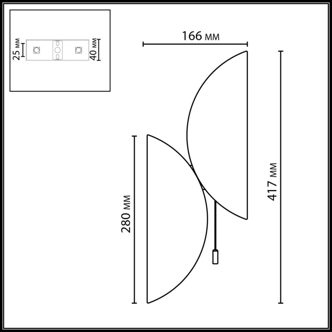 Бра настенный Odeon Light LED, белый купить,NaN