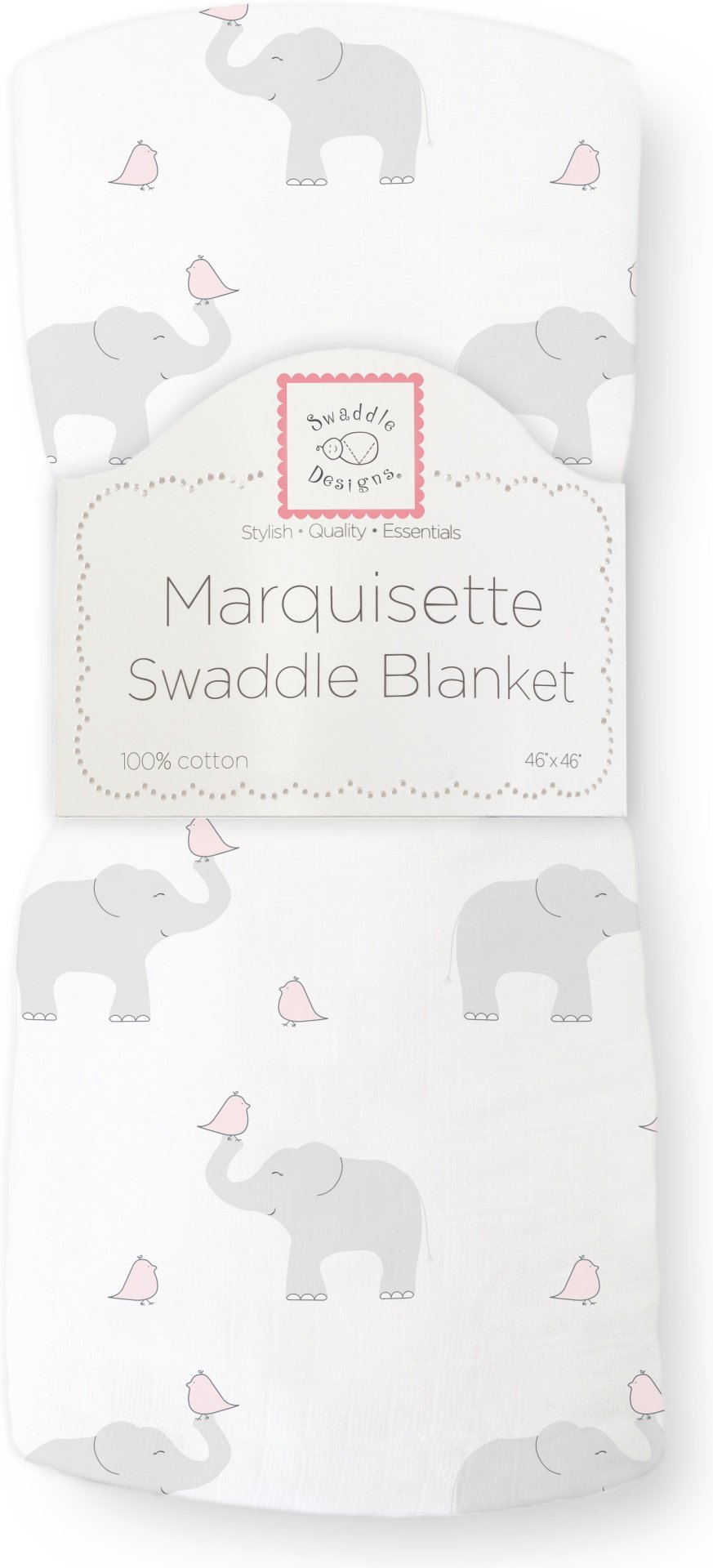 Пеленка текстильная Swaddle Designs Swaddling Blanket SD-458PP, 1 шт, 118x118 см