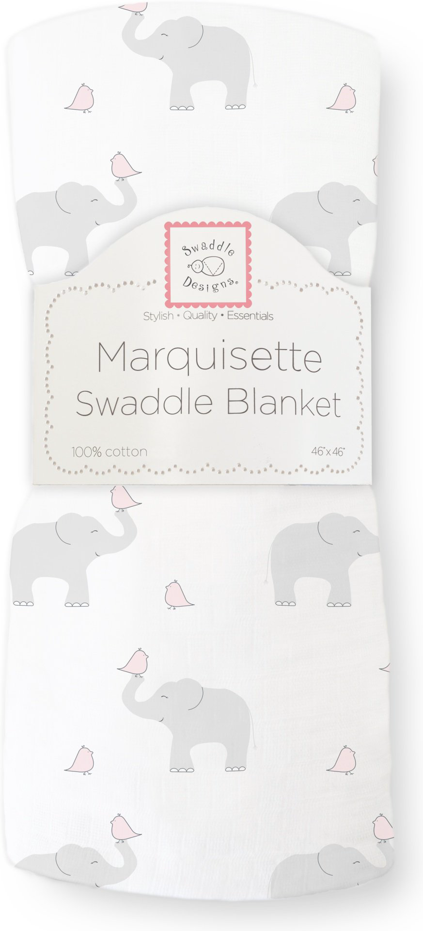 Пеленка текстильная Swaddle Designs Swaddling Blanket SD-458PP, 1 шт, 118x118 см купить,NaN