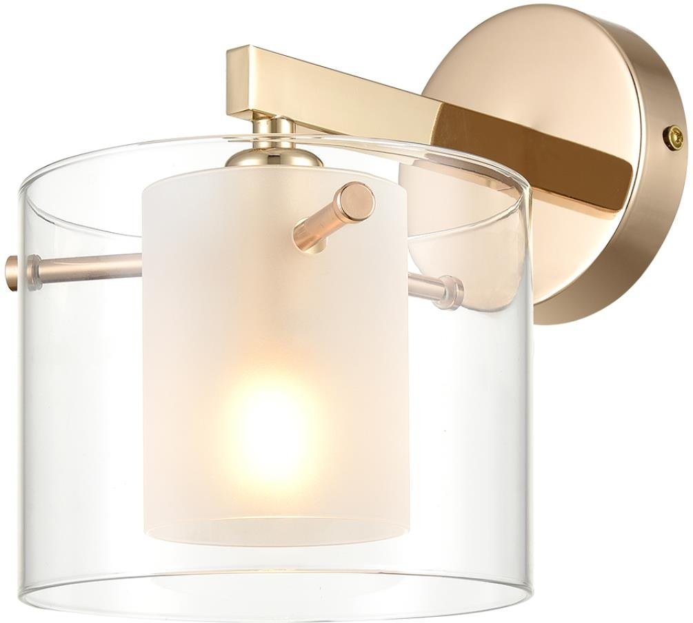 Бра настенный Lumion Е14, золотистый, прозрачный купить,NaN