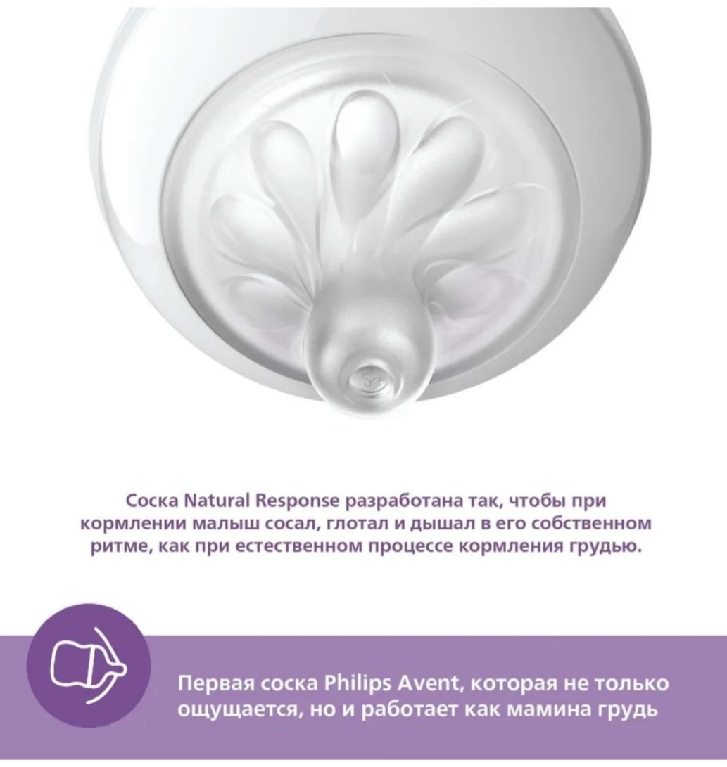 Бутылочка Philips Avent SCY903/67 260 мл прозрачный купить,0