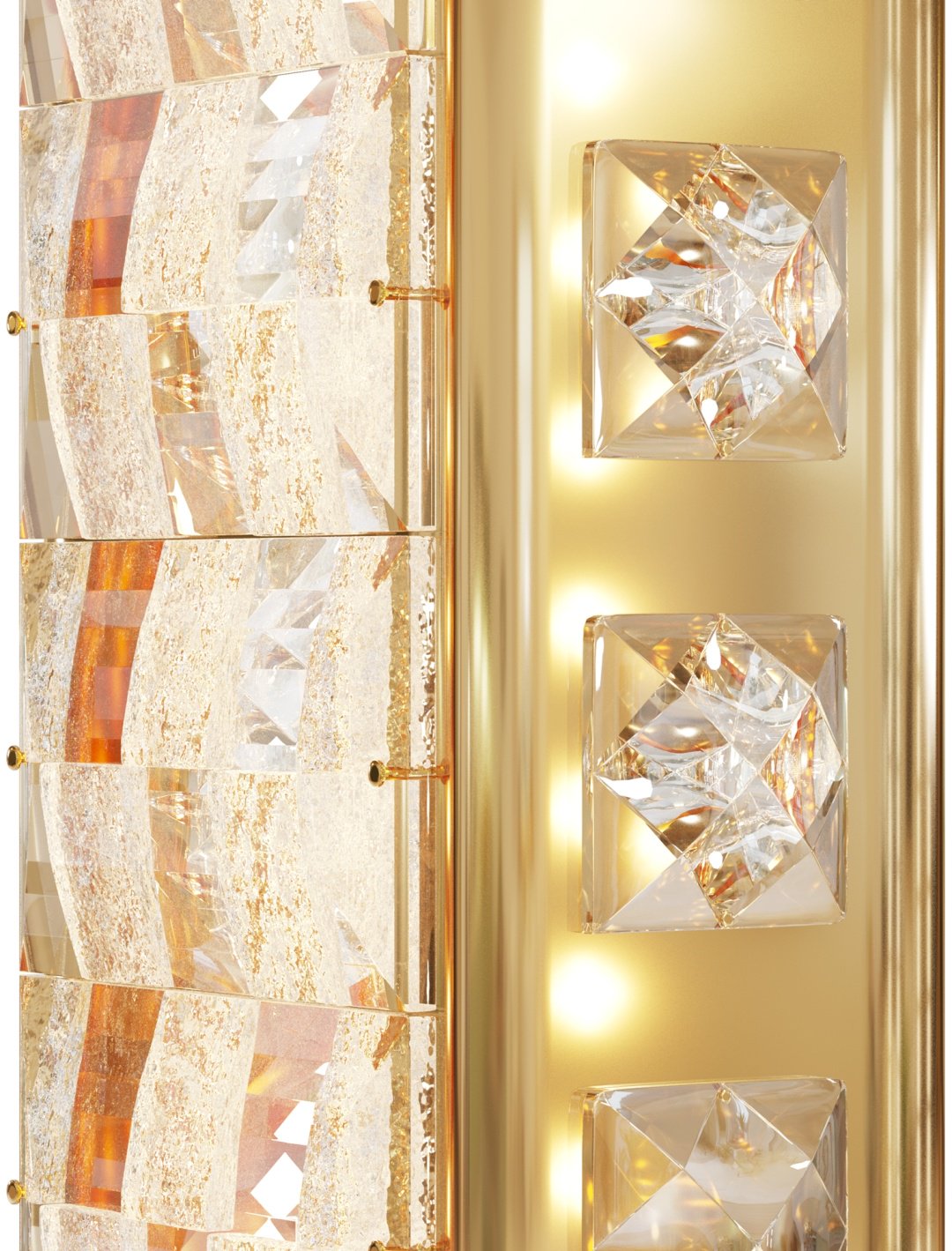 Бра настенный Maytoni LED, золотистый, прозрачный купить,NaN