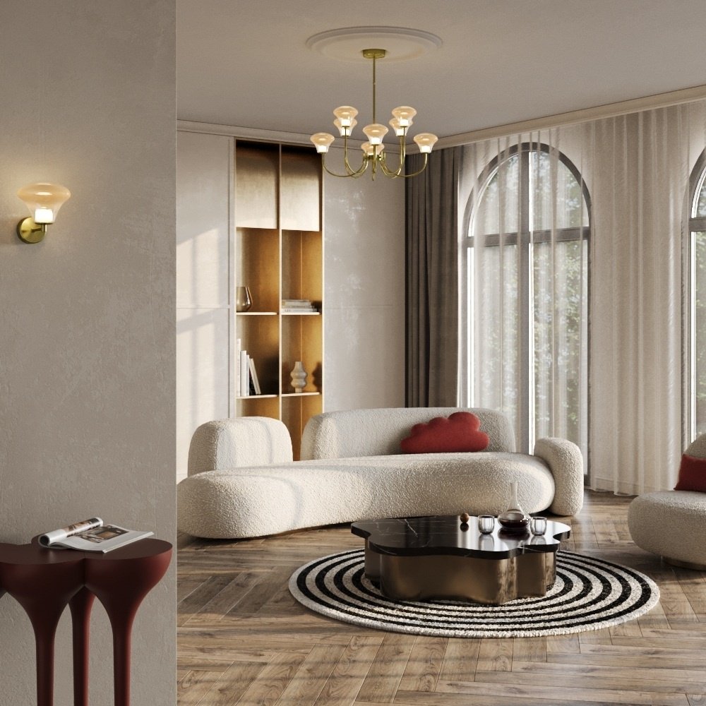 Бра настенный Maytoni LED, золотистый купить,NaN