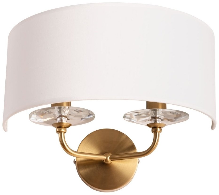 Бра настенный Arte Lamp Е14, белый, бронза купить,NaN