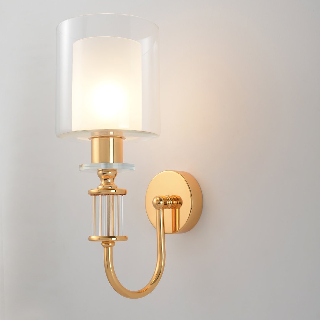 Бра настенный Crystal Lux E14, золотистый купить,NaN