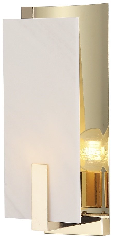 Бра настенный Crystal Lux Е14, золотистый, белый купить,NaN