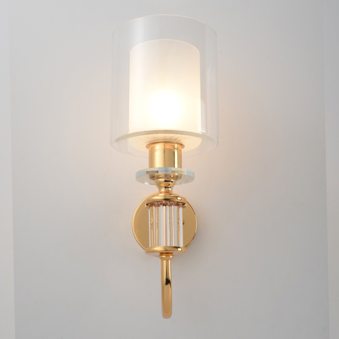 Бра настенный Crystal Lux E14, золотистый купить,NaN