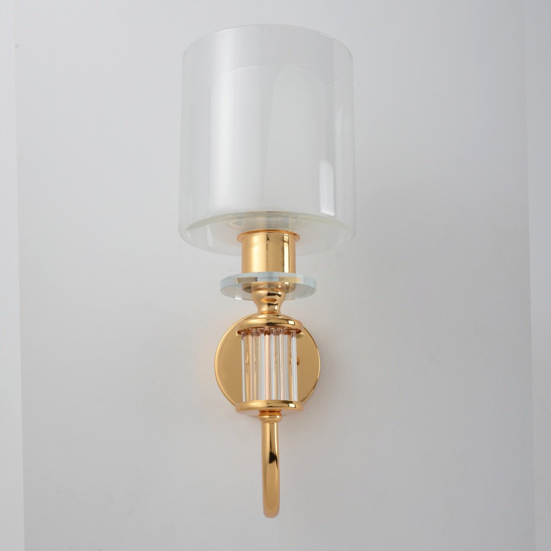 Бра настенный Crystal Lux E14, золотистый купить,NaN