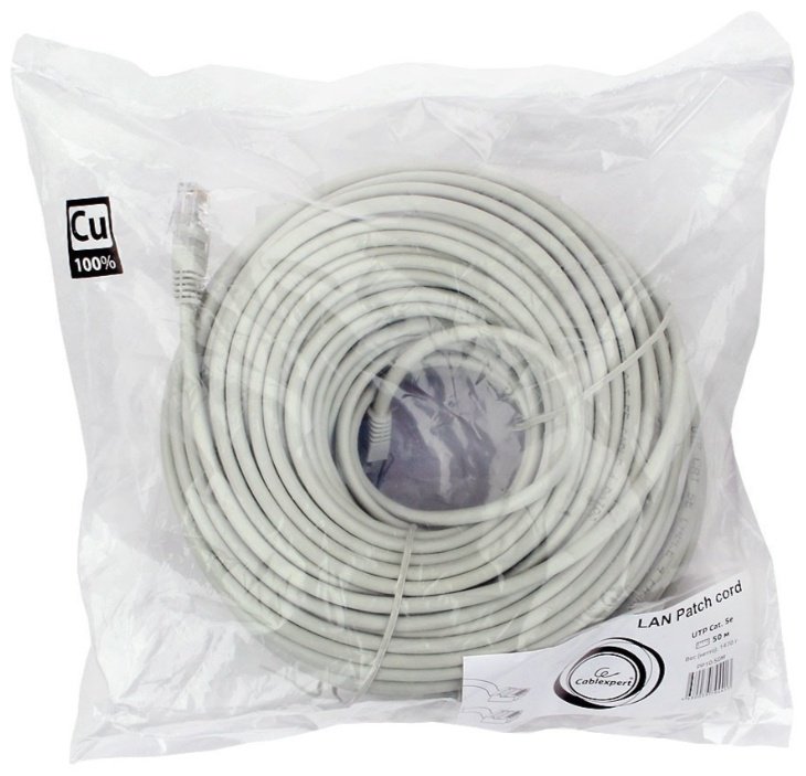 Патч-корд Cablexpert RJ-45 - RJ-45 50 м PP10-50M