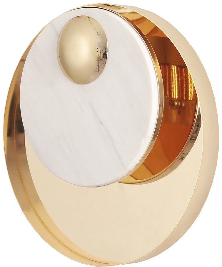 Бра настенный Crystal Lux G9, золотистый, белый купить,NaN