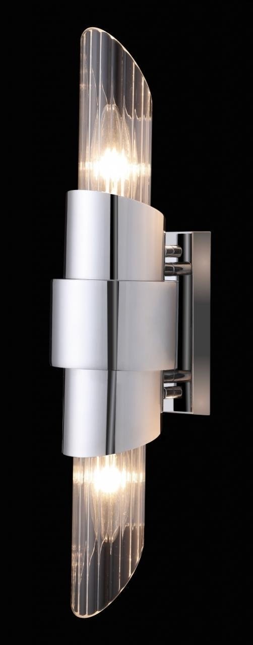 Бра настенный Crystal Lux Е14, серебристый купить,NaN
