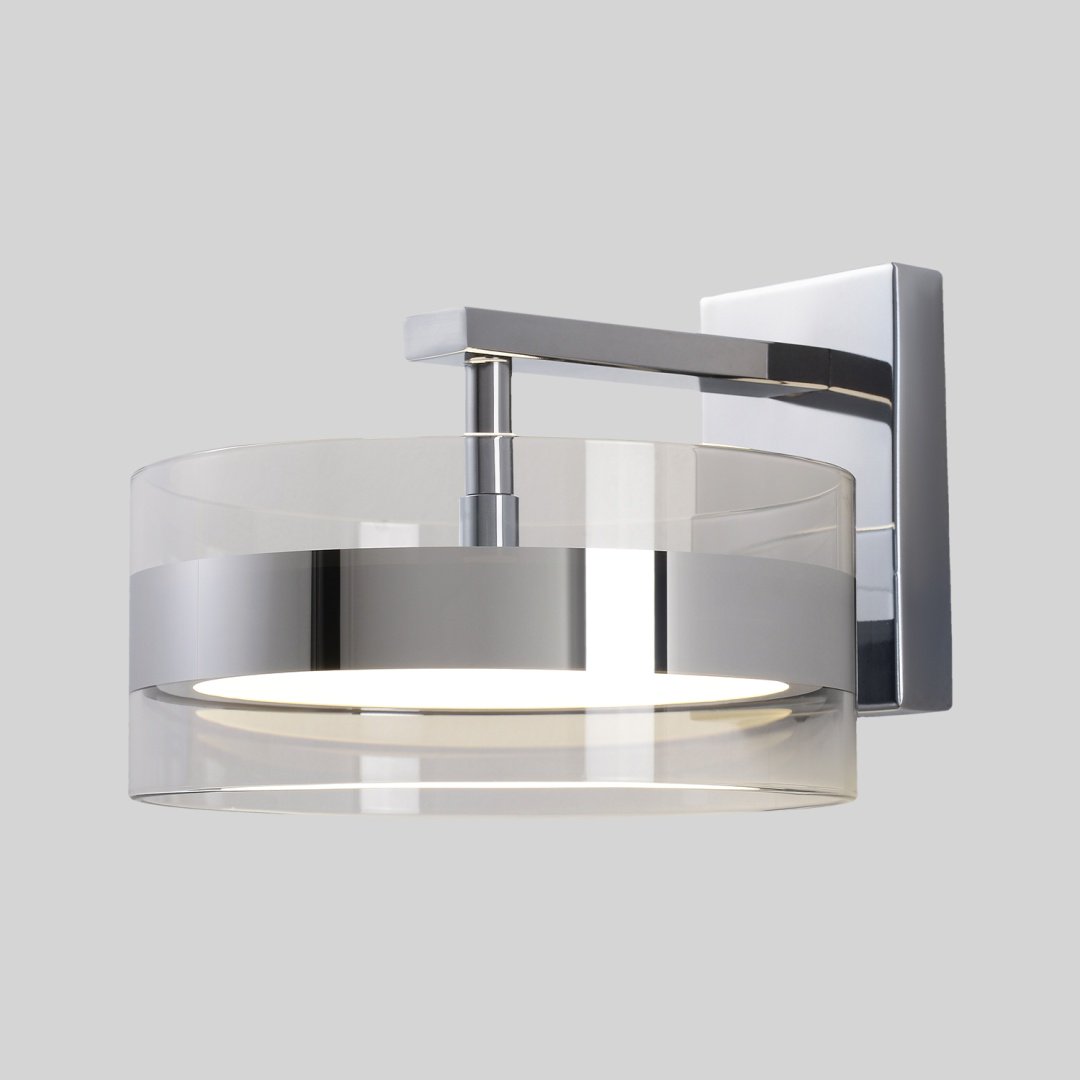 Бра настенный Crystal Lux LED, прозрачный купить,NaN